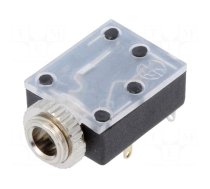 Connector: Jack 3,5mm | socket | female | stereo,with double switch