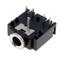 Connector: Jack 3,5mm | socket | female | stereo | ways: 3 | angled 90°