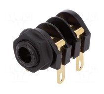 Connector: Jack 6,3mm | socket | female | mono,with double switch