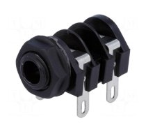 Connector: Jack 6,3mm | socket | female | mono,with double switch