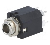 Connector: Jack 6,3mm | socket | female | stereo,with double switch