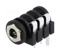 Connector: Jack 6,3mm | socket | female | stereo,with double switch