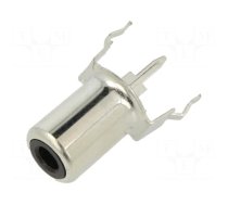 Connector: RCA | socket | female | straight | THT | nickel plated