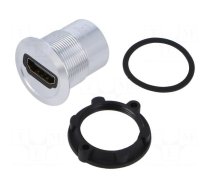 Adapter | for panel mounting,rear side nut | Thread: M22 | 1÷10mm