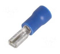 Terminal: flat | 2.8mm | 0.5mm | female | 1.5÷2.5mm2 | crimped | blue