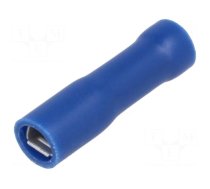 Terminal: flat | 2.8mm | 0.8mm | female | 1.5÷2.5mm2 | crimped | blue