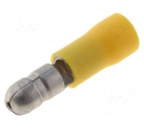 Terminal: round | male | Ø: 5mm | 4÷6mm2 | crimped | for cable | insulated