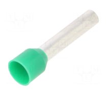 Tip: bootlace ferrule | insulated | copper | 6mm2 | 18mm | tinned | green