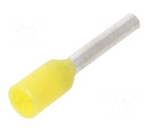 Tip: bootlace ferrule | insulated | 0.25mm2 | 7mm | tinned | crimped