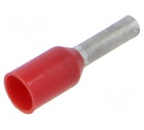 Tip: bootlace ferrule | insulated | copper | 1mm2 | 6mm | tinned