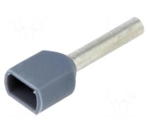 Tip: bootlace ferrule | insulated,double | copper | 0.75mm2 | 10mm