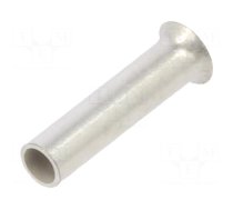 Tip: bootlace ferrule | non-insulated | 0.5mm2 | 6mm | tinned | crimped