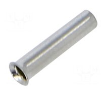 Tip: bootlace ferrule | non-insulated | copper | 1mm2 | 8mm | tinned