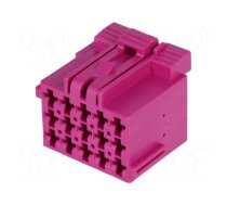 Connector: rectangular | plug | female | JPT | for cable | PIN: 15 | 5mm