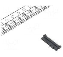 Connector: SATA | socket | female | PIN: 22