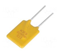 Fuse: PTC polymer | 6A | 5.1mm | Ø0.81x7.6mm