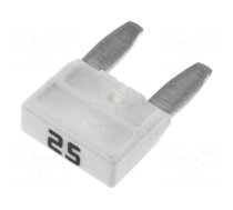 Fuse: fuse | 25A | 32VDC | automotive | 11.9mm | MINIVAL