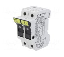 Fuse holder | 10.3x38mm | for DIN rail mounting | 30A | Poles: 2 | IP20