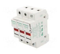 Fuse holder | cylindrical fuses | 10x38mm | for DIN rail mounting