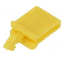 Secondary lock | push-in | Body: yellow | polyamide | yellow