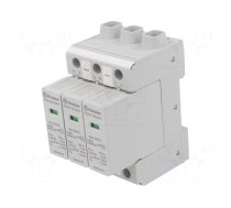 Surge arrestor | Type 2 | Poles: 3 | 15kA | for DIN rail mounting