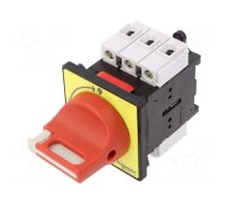 Main emergency switch-disconnector | Poles: 3 | 12A | IP65 | -20÷50°C