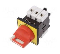 Main emergency switch-disconnector | Poles: 3 | 20A | IP65 | -20÷50°C