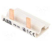 Busbar | 10mm2 | Poles: 1 | 690VAC | 690VDC | Inom: 63A | No.of mod: 2