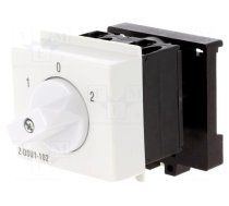 Module: rotary switch | 250VAC | 20A | IP20 | for DIN rail mounting