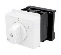 Module: rotary switch | 250VAC | 20A | IP20 | for DIN rail mounting