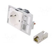 Panel interface | 250VAC | 16A | IP20,IP21 | Input: RJ45 | Mounting: M4