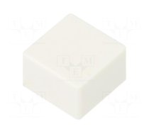 Button | push-in | none | 5.5mm | -25÷70°C | square | white