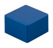 Button | push-in | 5.5mm | -25÷70°C | square | blue | 9x9mm