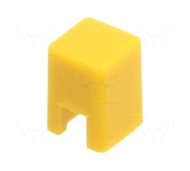 Button | push-in | 5.5mm | -25÷70°C | square | yellow | 4x4mm