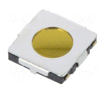 Microswitch TACT | Pos: 2 | 0.05A/12VDC | SMT | none | 5.2x5.2mm | 0.85mm