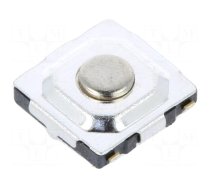 Microswitch TACT | Pos: 2 | 0.05A/12VDC | SMT | none | 5.2x5.2mm | 1.5mm