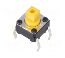 Microswitch TACT | SPST-NO | Pos: 2 | 0.05A/24VDC | THT | none | 1.47N