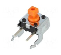 Microswitch TACT | SPST-NO | Pos: 2 | 0.05A/24VDC | THT | none | 2.55N