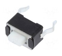 Microswitch TACT | SPST-NO | Pos: 2 | 0.05A/24VDC | THT | none | OFF-(ON)