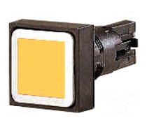 Switch: push-button | 16mm | Stabl.pos: 1 | yellow | Pos: 2 | -25÷70°C