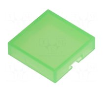 Cap | UB series | 12x12x3mm | green | UB