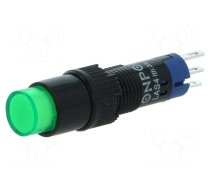 Switch: push-button | Pos: 2 | SPDT | 0.5A/250VAC | 1A/24VDC | ON-ON