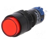 Switch: push-button | Pos: 2 | SPDT | 0.5A/250VAC | 1A/24VDC | ON-(ON)