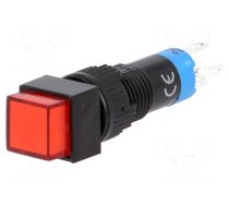 Switch: push-button | Pos: 2 | SPDT | 0.5A/250VAC | 1A/24VDC | ON-ON