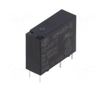 Relay: electromagnetic | SPST-NO | Ucoil: 12VDC | 10A | 7A/250VAC | PCB