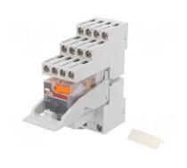Relay: interface | 4PDT | Ucoil: 24VAC | for DIN rail mounting | CR-M
