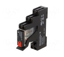 Relay: interface | DPDT | Ucoil: 230VAC | 5A | for DIN rail mounting