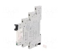 Relay: interface | SPDT | Ucoil: 24VAC,24VDC | for DIN rail mounting