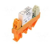Relay: interface | SPST-NO | Ucoil: 24VDC | 8A | for DIN rail mounting