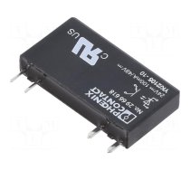 Relay: solid state | Ucntrl: 24VDC | 100mA | 3÷48VDC | socket,THT